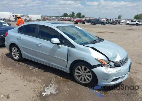 2012 Honda Civic Ex из США, поврежденный, VIN 19XFB2F85CE027767